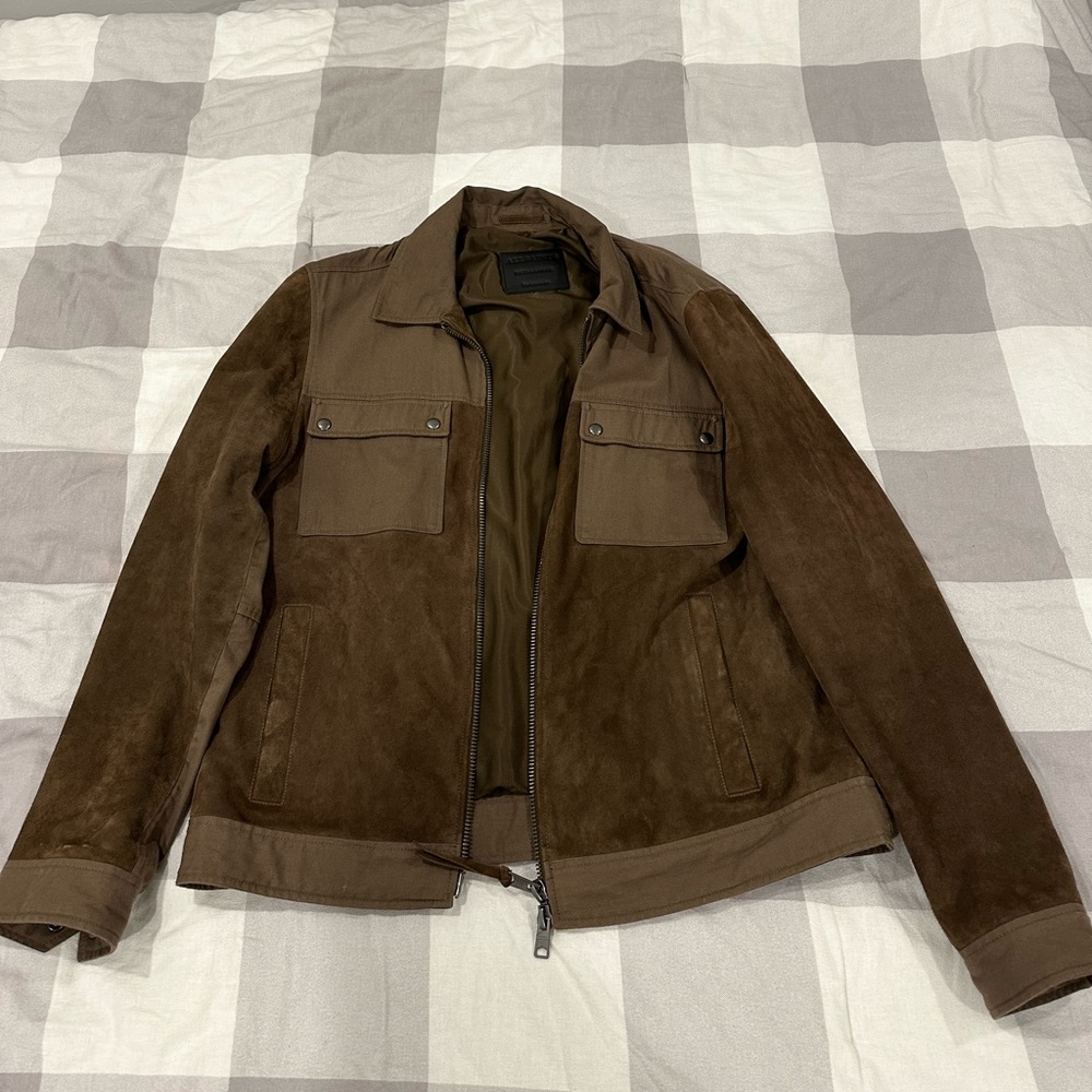 AllSaints jacket. Worn 2 times. OG got for 600. Sick jacket for cool fits